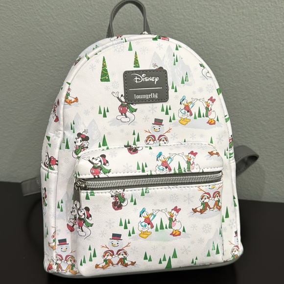 Loungefly Disney Mickey & Friends Snow Day Mini Backpack - Picture 6 of 10